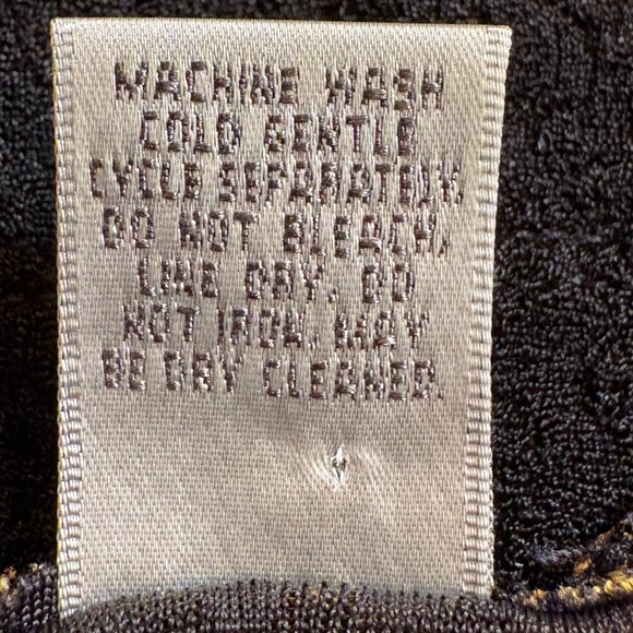 Chico's Tank Top Size 3/XL Metallic Floral Brocade Jacquard Sleeveless Black EUC - Picture 6 of 9